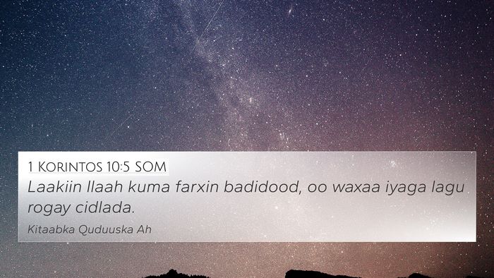 1 Korintos 10:5 SOM Bible Verse Image