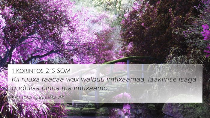1 Korintos 2:15 SOM Bible Verse Image