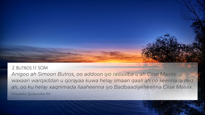 2 Butros 1:1 SOM Bible Verse Image