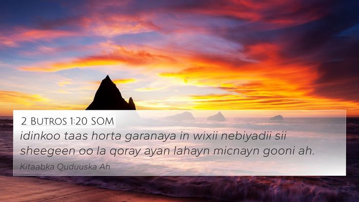2 Butros 1:20 SOM Bible Verse Image