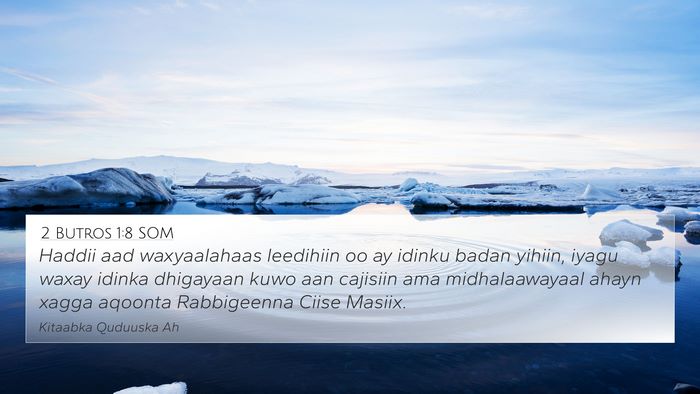 2 Butros 1:8 SOM Bible Verse Image