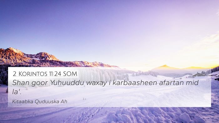 2 Korintos 11:24 SOM Bible Verse Image