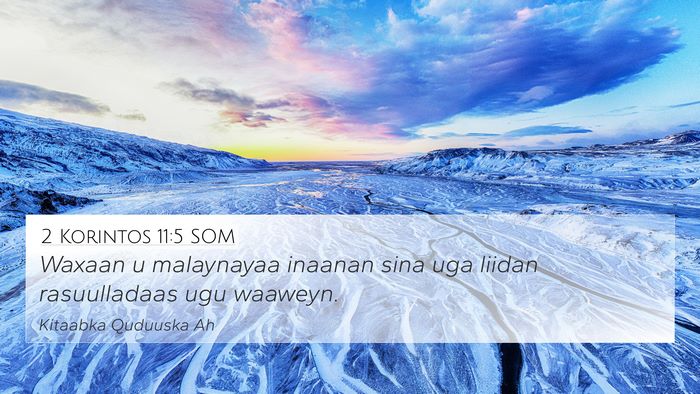 2 Korintos 11:5 SOM Bible Verse Image