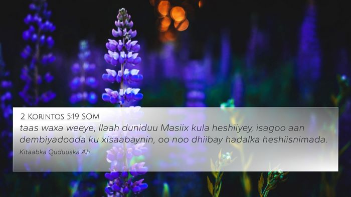 2 Korintos 5:19 SOM Bible Verse Image