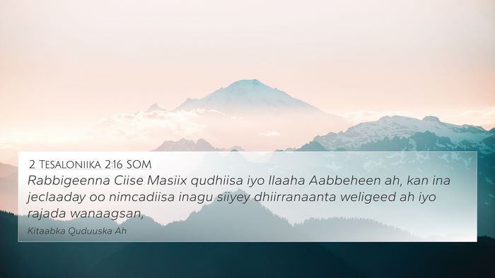 2 Tesaloniika 2:16 SOM Bible Verse Image