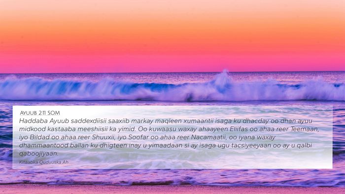 Ayuub 2:11 SOM Bible Verse Image