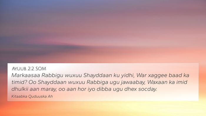 Ayuub 2:2 SOM Bible Verse Image