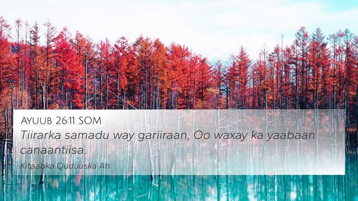Ayuub 26:11 SOM Bible Verse Image