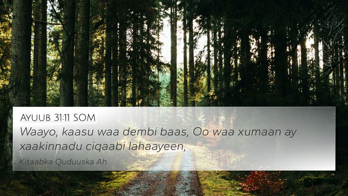 Ayuub 31:11 SOM Bible Verse Image