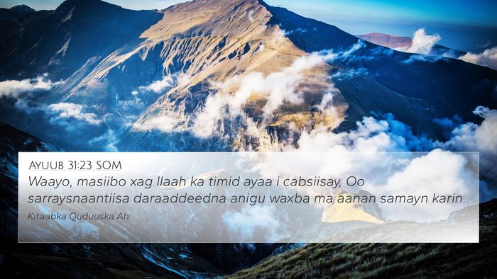 Ayuub 31:23 SOM Bible Verse Image