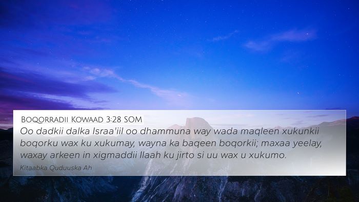Boqorradii Kowaad 3:28 SOM Bible Verse Image