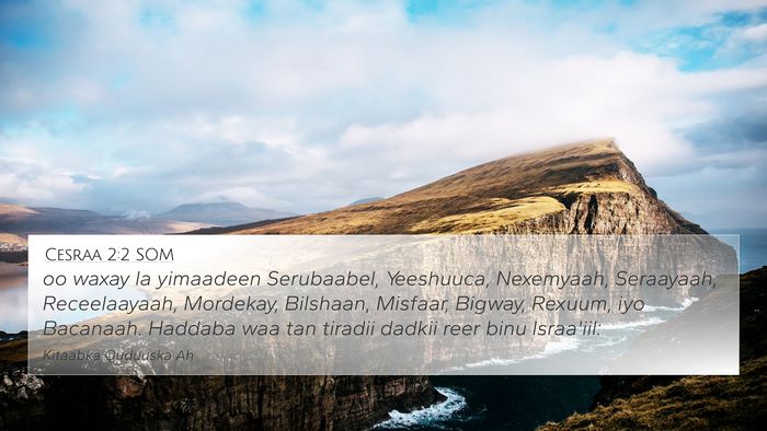 Cesraa 2:2 SOM Bible Verse Image