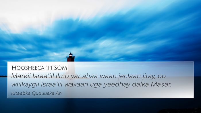 Hoosheeca 11:1 SOM Bible Verse Image