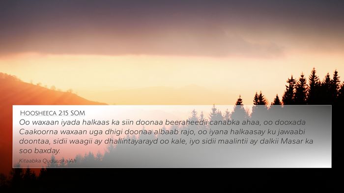 Hoosheeca 2:15 SOM Bible Verse Image