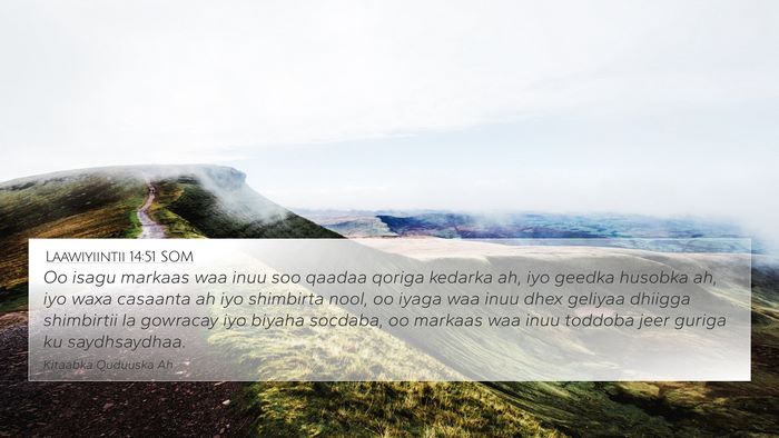 Laawiyiintii 14:51 SOM Bible Verse Image