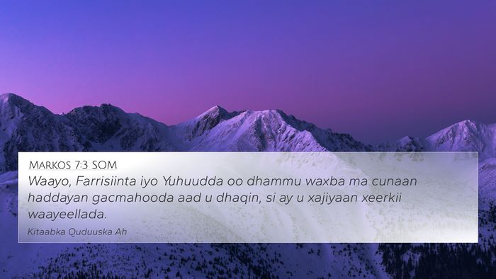 Markos 7:3 SOM Bible Verse Image