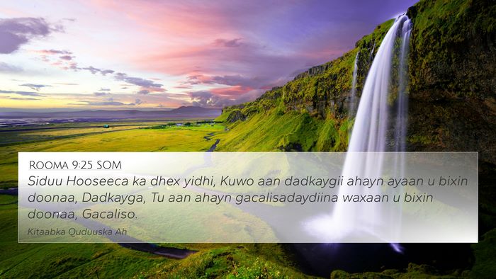 Rooma 9:25 SOM Bible Verse Image