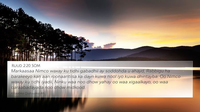 Ruud 2:20 SOM Bible Verse Image