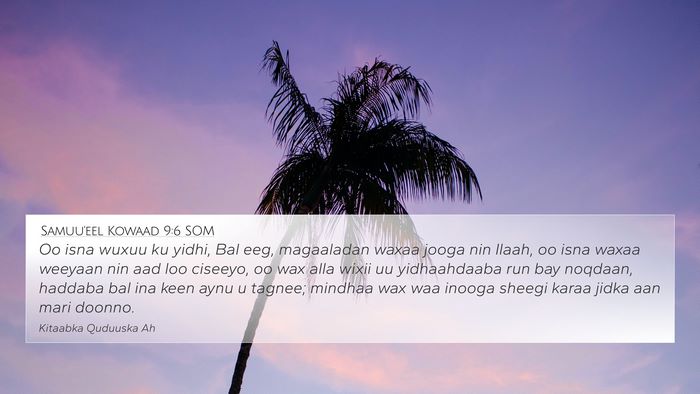 Samuu'eel Kowaad 9:6 SOM 4K Wallpaper - Oo isna wuxuu ku yidhi, Bal eeg, magaaladan waxaa - 4K Wallpaper Bible Verse