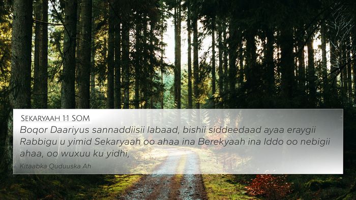Sekaryaah 1:1 SOM Bible Verse Image