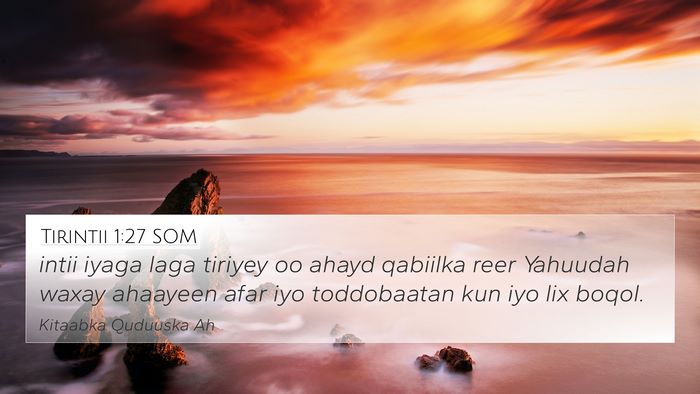 Tirintii 1:27 SOM Bible Verse Image
