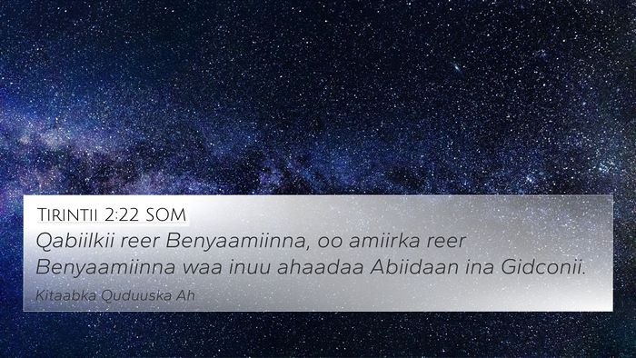 Tirintii 2:22 SOM Bible Verse Image