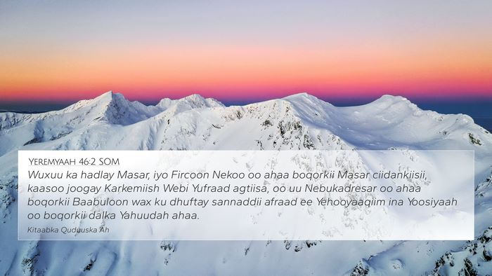 Yeremyaah 46:2 SOM Bible Verse Image