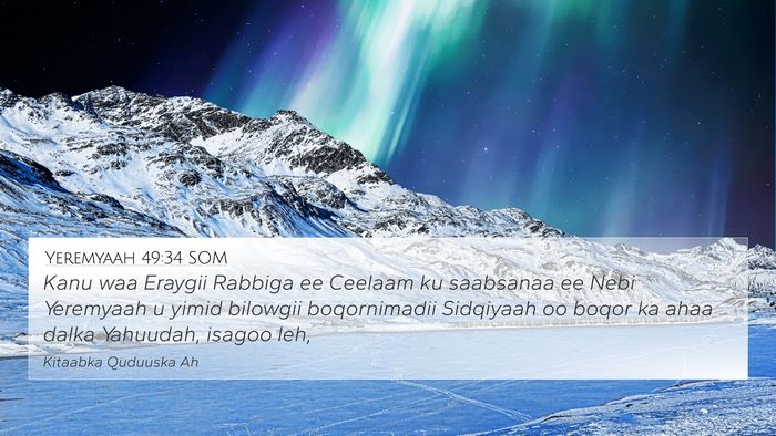 Yeremyaah 49:34 SOM Bible Verse Image