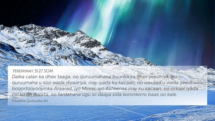Yeremyaah 51:27 SOM Bible Verse Image