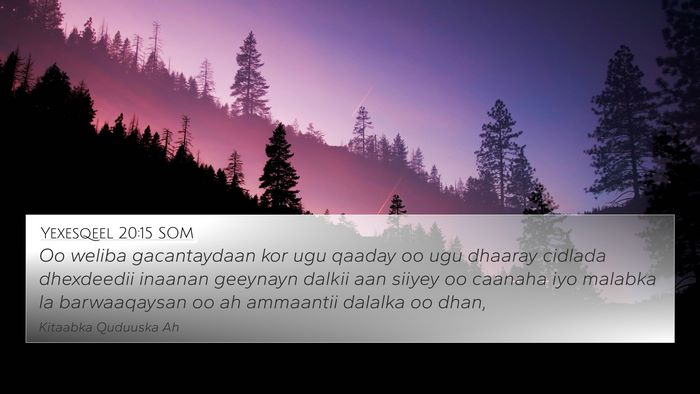 Yexesqeel 20:15 SOM Bible Verse Image