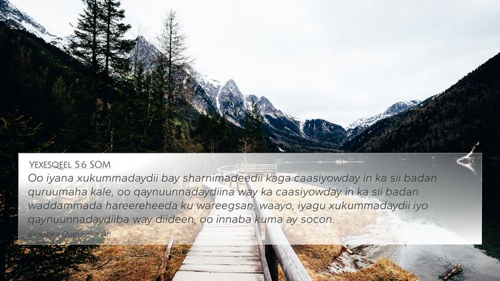 Yexesqeel 5:6 SOM Bible Verse Image