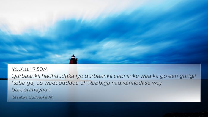 Yoo'eel 1:9 SOM Bible Verse Image