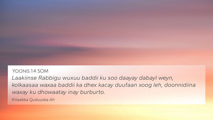 Yoonis 1:4 SOM Bible Verse Image