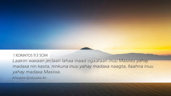 1 Korintos 11:3 SOM Bible Verse Image