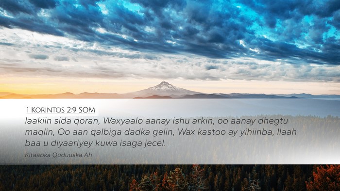 1 Korintos 2:9 SOM Bible Verse Image