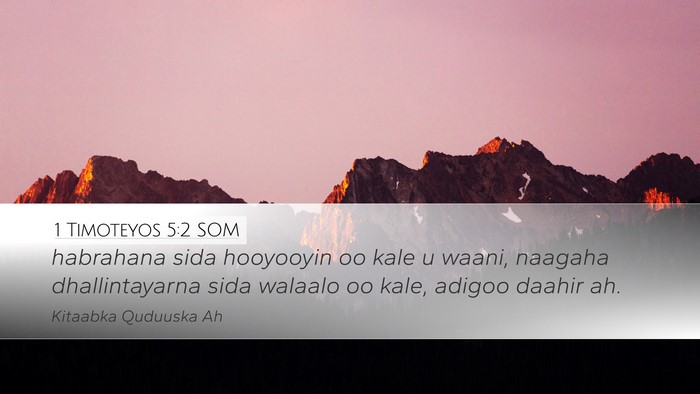 1 Timoteyos 5:2 SOM Bible Verse Image