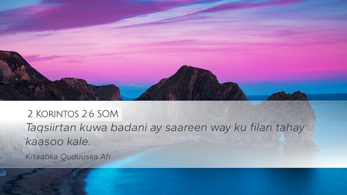 2 Korintos 2:6 SOM Bible Verse Image