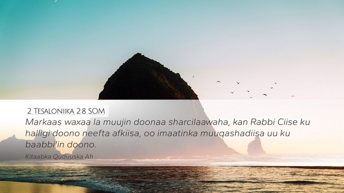2 Tesaloniika 2:8 SOM Bible Verse Image