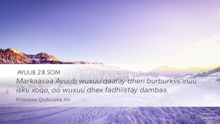 Ayuub 2:8 SOM Bible Verse Image