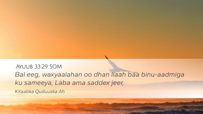 Ayuub 33:29 SOM Bible Verse Image