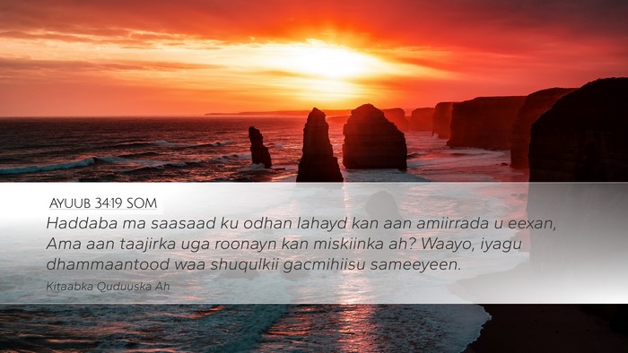 Ayuub 34:19 SOM Bible Verse Image