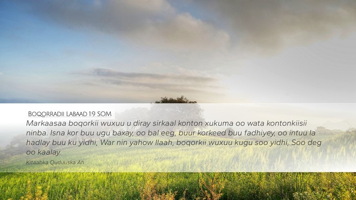 Boqorradii Labaad 1:9 SOM Bible Verse Image