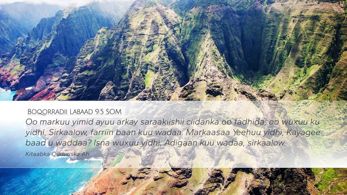 Boqorradii Labaad 9:5 SOM Bible Verse Image