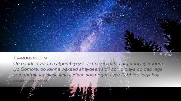 Caamoos 4:11 SOM Bible Verse Image