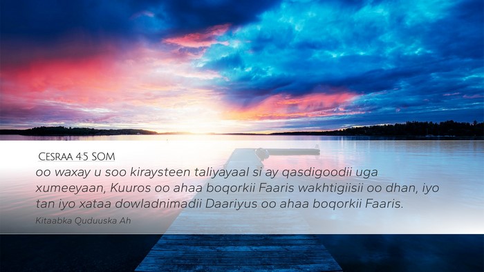 Cesraa 4:5 SOM Bible Verse Image