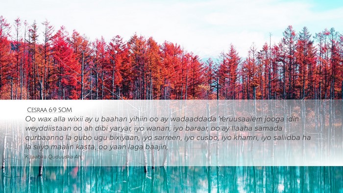 Cesraa 6:9 SOM Bible Verse Image