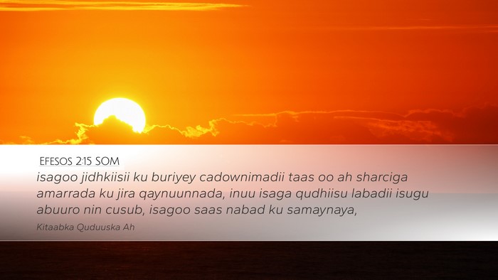 Efesos 2:15 SOM Bible Verse Image