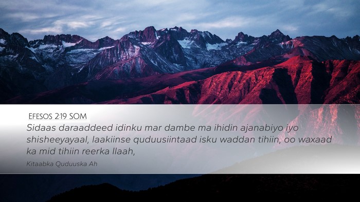 Efesos 2:19 SOM Bible Verse Image
