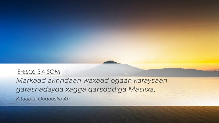 Efesos 3:4 SOM Bible Verse Image