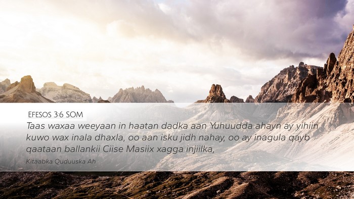 Efesos 3:6 SOM Bible Verse Image